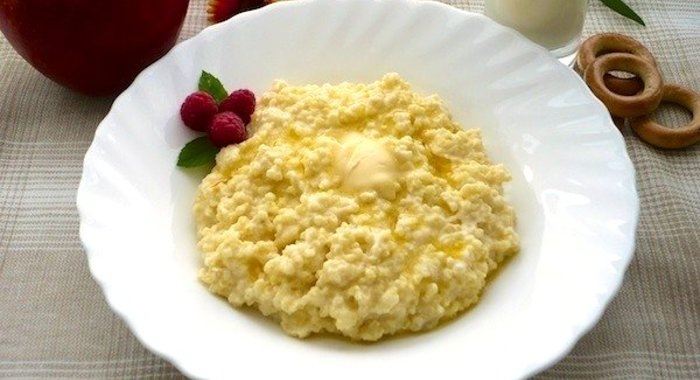 Пшённая каша на молоке