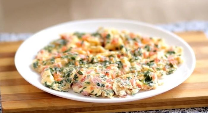 Омлет в мультиварке