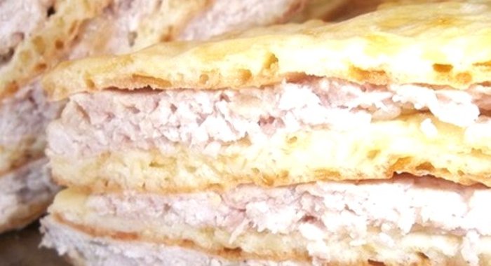 Пирог с куриным фаршем