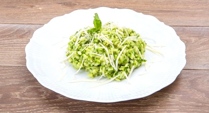 Зеленое ризотто