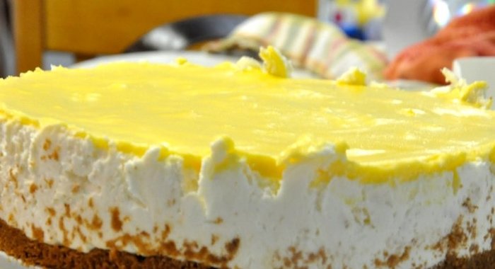 Лимонный чизкейк без выпечки