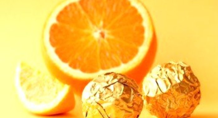 Апельсиновые конфеты с грецкими орехами