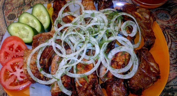 Шашлык из телятины по-армянски
