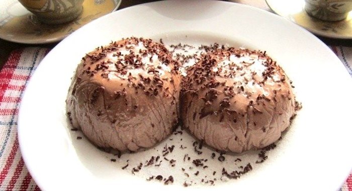 Творожное суфле со вкусом шоколада