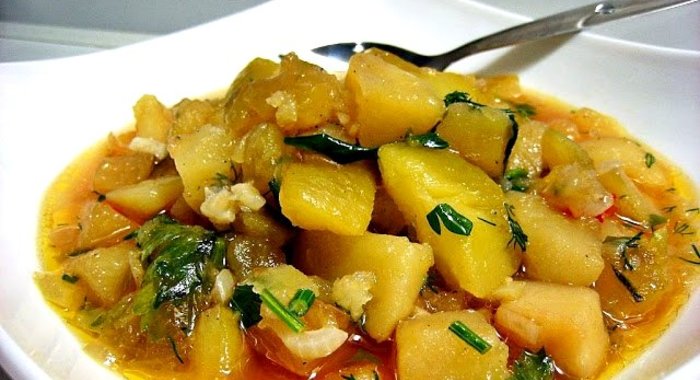 Жаркое из кабачков