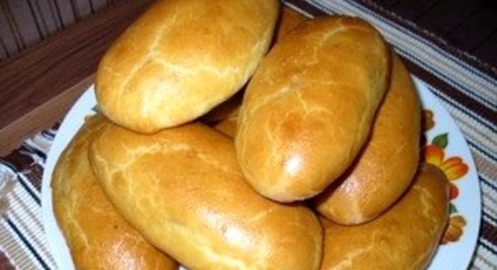 Печеные пирожки на кефире