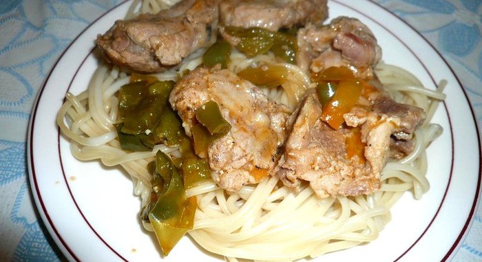 Рагу с болгарским перцем