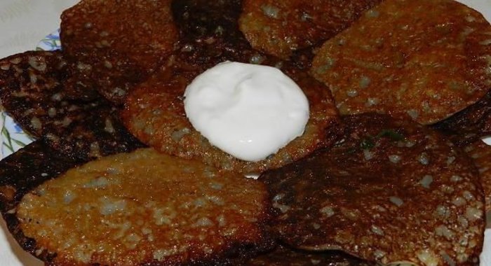 Заварные картофельные оладьи