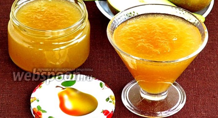 Повидло из груш