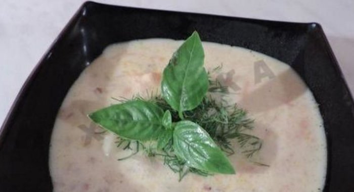 Суп сырный с гречкой зимний