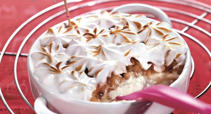 Творожно-яблочное суфле