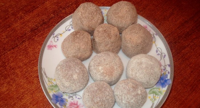 Конфеты из молочной смеси