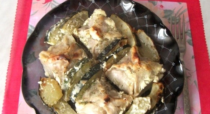 Манты с кабачками