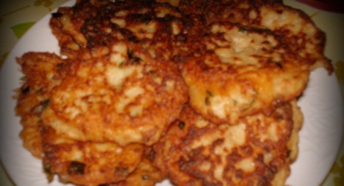 Оладьи с фаршем