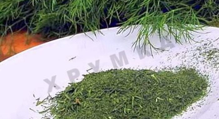 Как сушить укроп на зиму в духовке