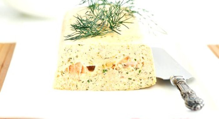 Паштет из консервированного лосося с рикоттой