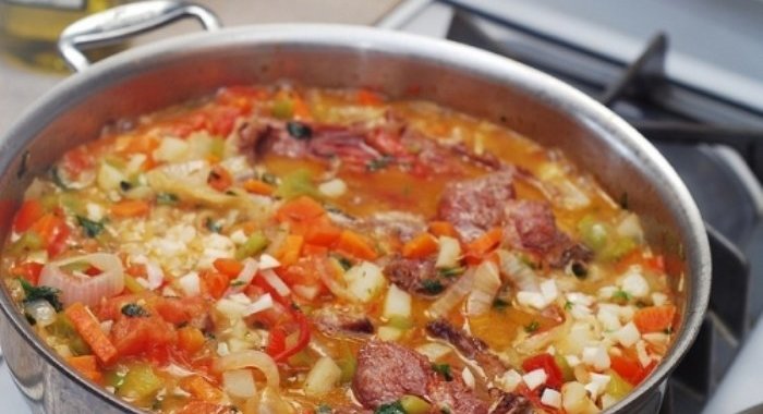 Жаркое из баранины с овощами