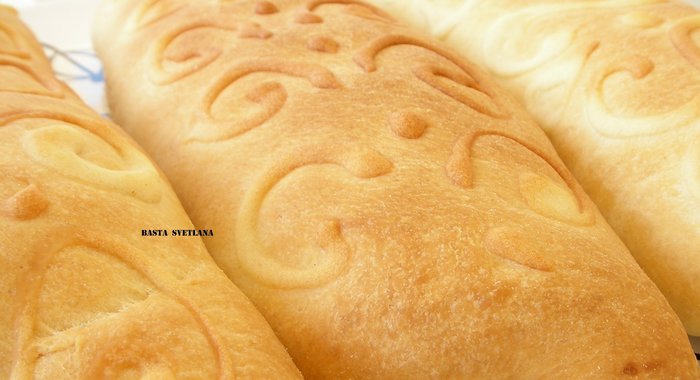 Хлебцы с узором