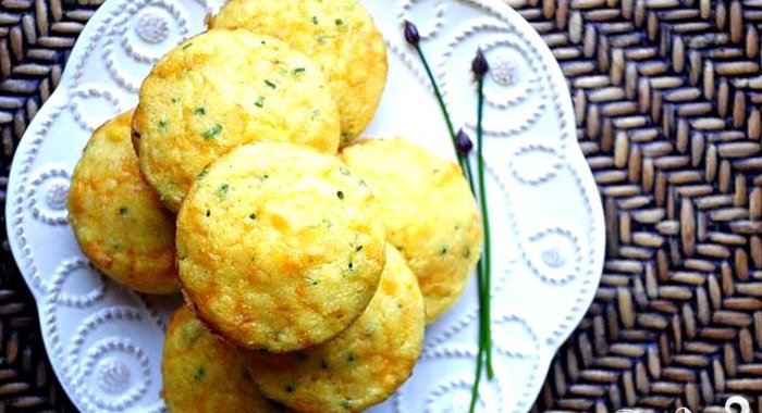 Кукурузные маффины с сыром Чеддер