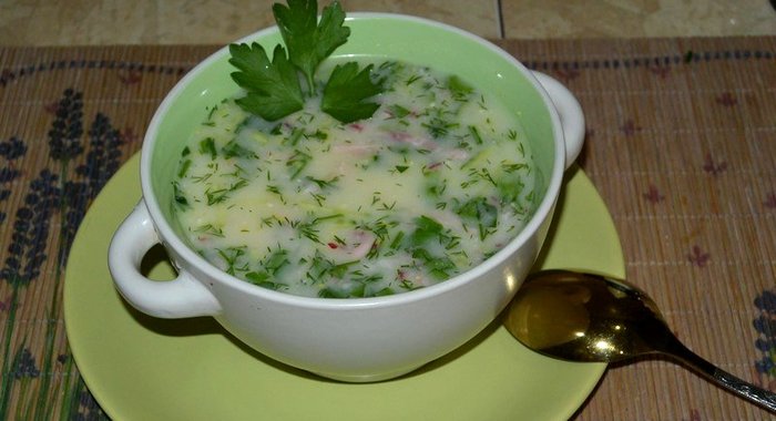 Окрошка по-студенчески