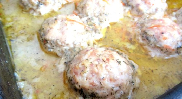 Тефтели с подливой