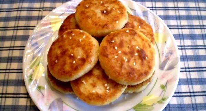 Сырники с кунжутом и овсянкой