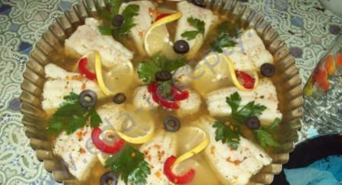 Заливное из судака