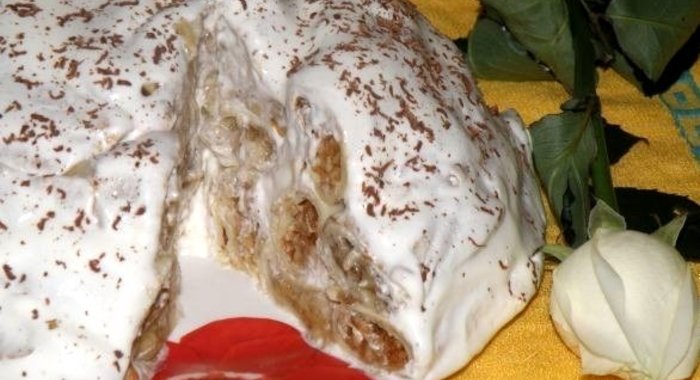 Блинный торт со сметаной