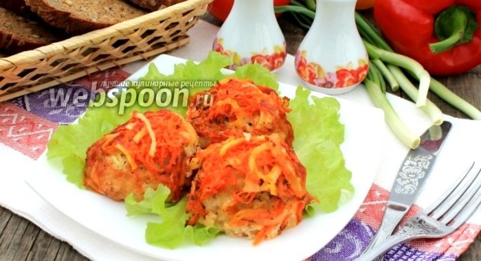 Рыбные тефтели с кабачком