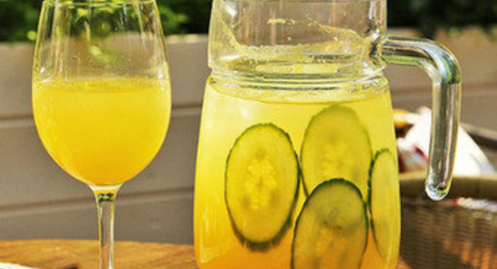 Огуречно-апельсиновый лимонад