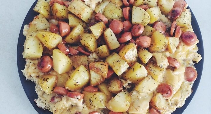 Омлет с картофелем