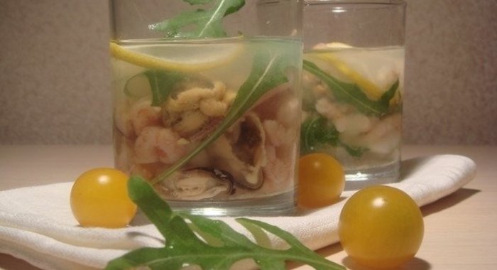 Заливное из морепродуктов