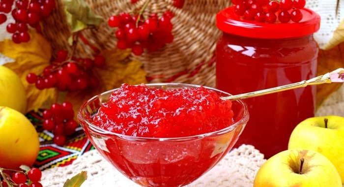 Джем из яблок и калины