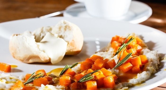 Рисовая каша с тыквой