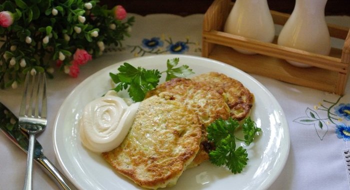 Котлеты из кабачков и картофеля