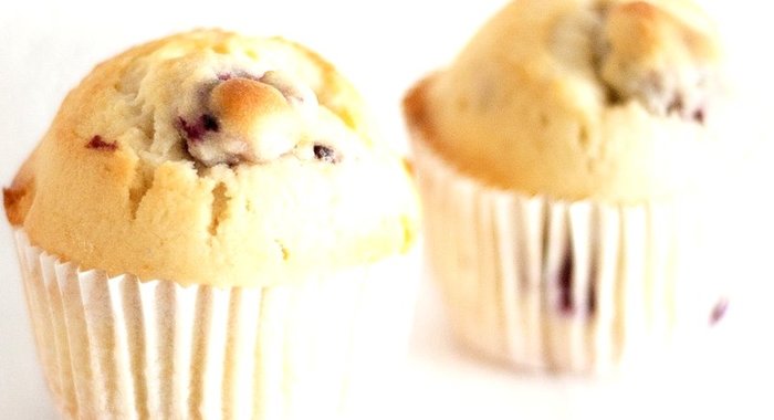 Ежевичные маффины