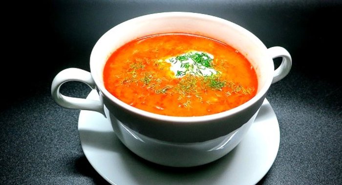 Щи с томатной пастой
