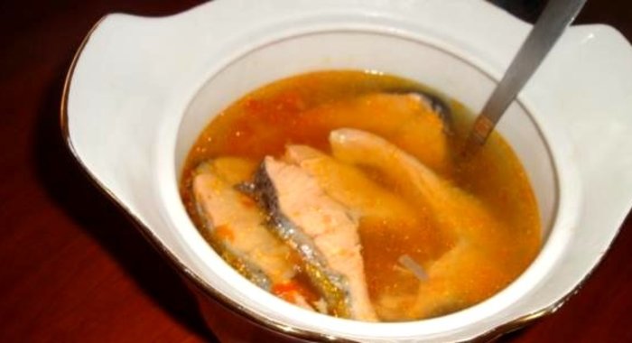 Бульон из форели