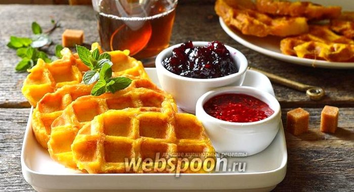 Гренки в вафельнице