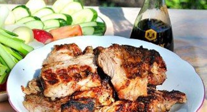 Свинина в медово-имбирном маринаде