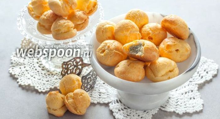 Эклеры домашние с сыром