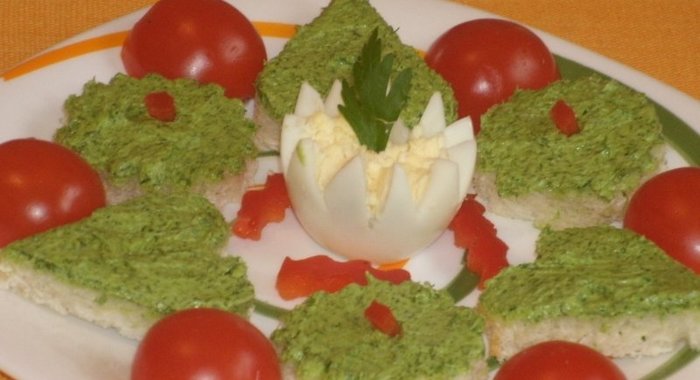 Зелёные бутерброды