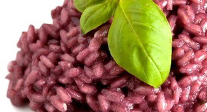 Свекольное ризотто с пармезаном