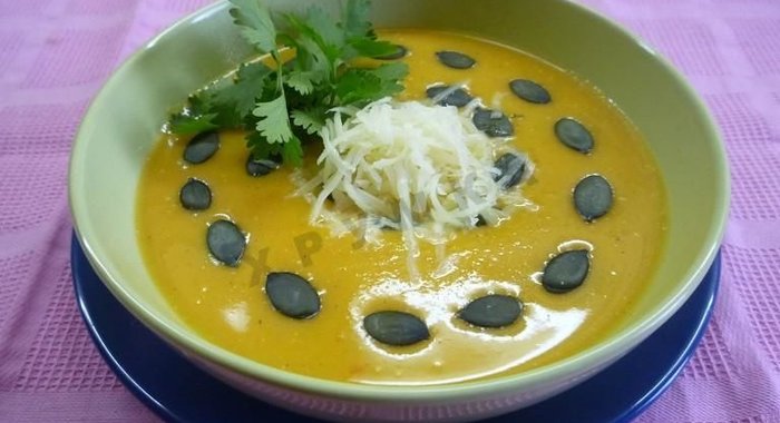 Суп-пюре из тыквы