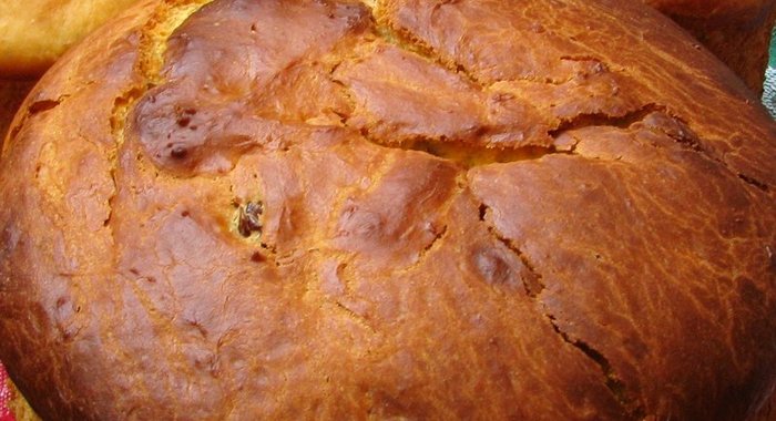 Пасхальный кулич на опаре