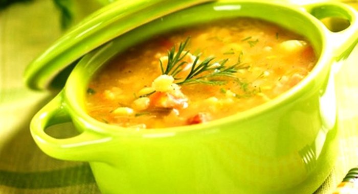 Вкусный гороховый суп без мяса