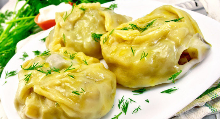 Манты классические в мультиварке