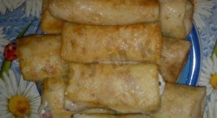 Блинчики с колбаской