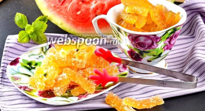 Мармелад из арбузных корок