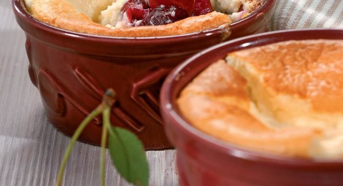 Суфле с белым шоколадом